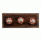 Brown Star Ceramic Wooden Hooks